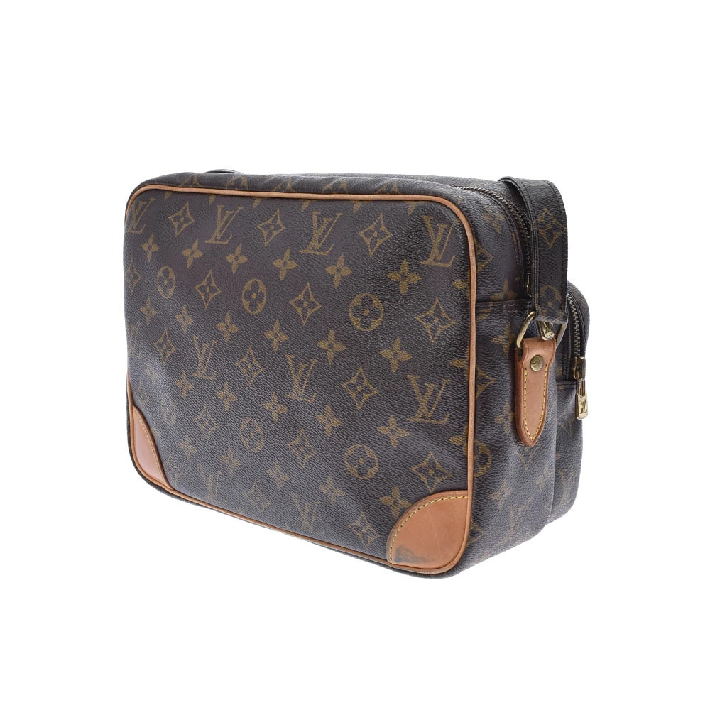 Louis Vuitton Canvas Brown Nile Monogram Shoulder Bag Brown